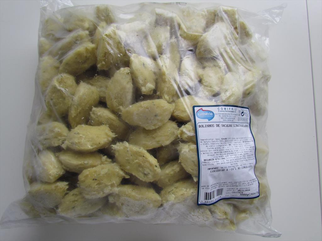 BOL.BACALHAU APROX.12G COMIFRIO CX 400